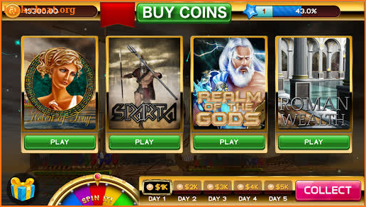 Slots - Helen of Troy Slot Machine Casino screenshot