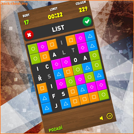 Slovní Puzzle - Česká Slovní Hra screenshot