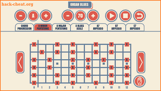 Slow Blues Guitar Jam Tracks screenshot