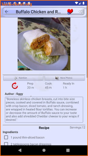 Slow Cooker Buffalo Wings screenshot