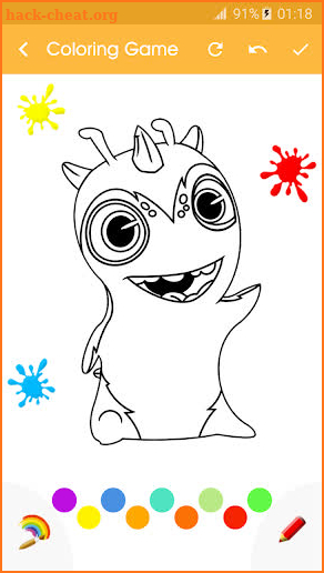 Slug it Out Coloring Game screenshot