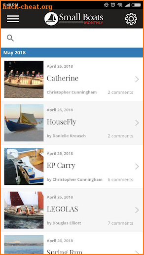 Small Boats Monthly screenshot