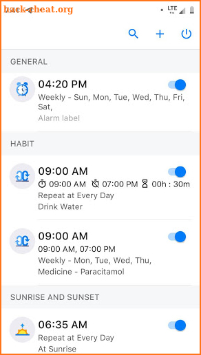 Smart Alarm Clock : Drink, Call, Medicine, Sunrise screenshot