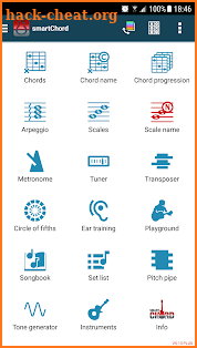 smart Chords & tools (guitar, bass, banjo, uke... screenshot