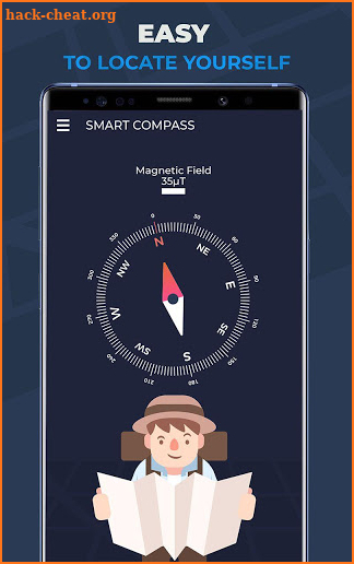 Smart Compass For Android: Digital Compass screenshot