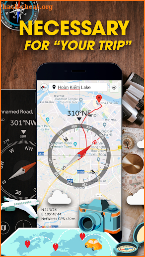 Smart Compass for Android:  Digital GPS Compass screenshot