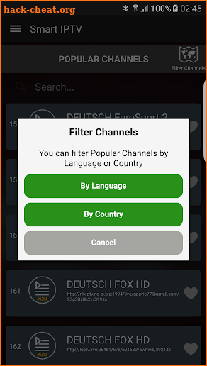 Smart IPTV M3U Player : Popular Channels screenshot