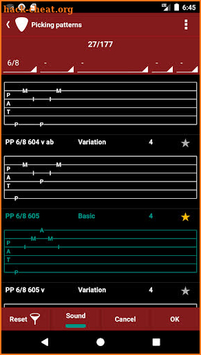 s.mart Pattern (finger picking trainer) screenshot