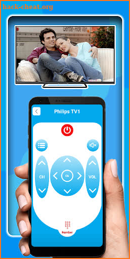 Smart Philips TV Remote Control screenshot