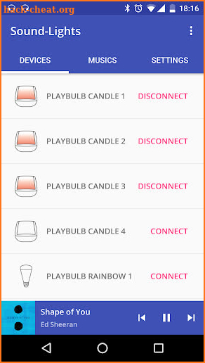 Smart SoundLights for PLAYBULB screenshot