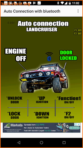 Smart start with bluetooth LANDCRUISER Ver screenshot