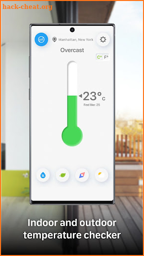 Smart thermometer for room screenshot