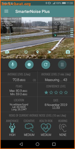 SmarterNoise + the smarter sound meter recorder screenshot