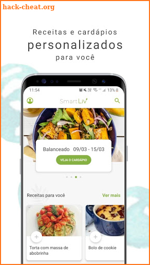 Smartliv - Receitas, cardápios e lista de compras screenshot