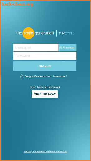 Smile Generation MyChart screenshot