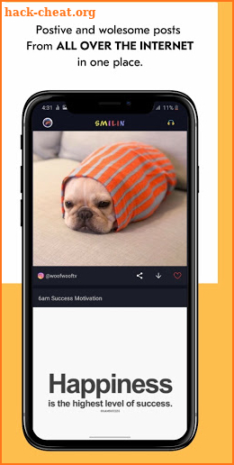 Smilin - Positive and Wholesome Posts screenshot
