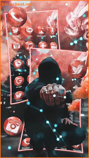 Smoke, Fire, Man Themes, Live Wallpaper screenshot