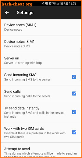 SMS bulk mailings (SMS gateway on your phone) screenshot