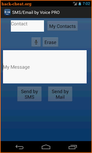 SMS / Email by Voice PRO screenshot