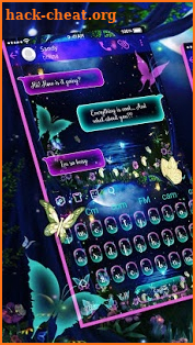 SMS Fairyland Butterfly Keyboard screenshot