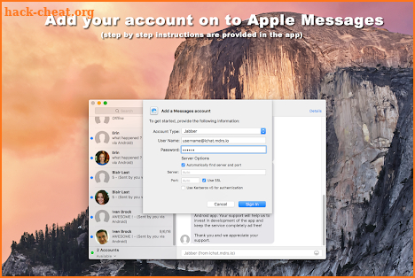 SMS for iMessage App (iChat) screenshot