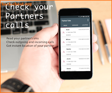 Sms, Gps, Call Phone Tracker for couples screenshot