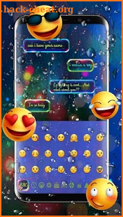 SMS Luminous Coloful Keyboard screenshot