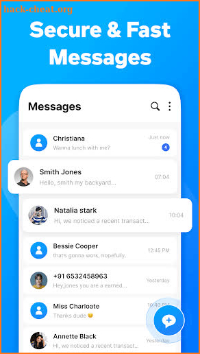 SMS Messaging App screenshot