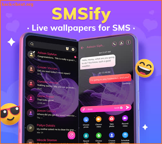 SMSify- SMS Messenger for Text screenshot