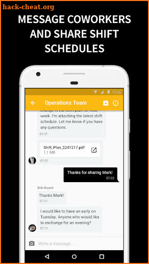 Snack Chat - Employee App screenshot