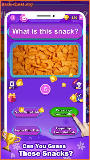 Snack Quiz screenshot