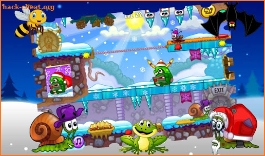 Snail Bobby Winter Adventure screenshot