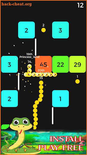 Snake Crash Blocks screenshot