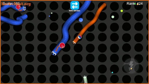 Snake io worms battle zone io screenshot