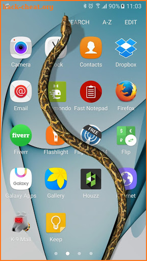 Snake On Screen Hissing Joke screenshot