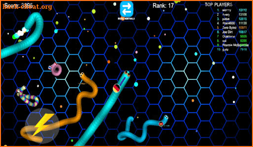 Snake Worm Zone Battle io screenshot