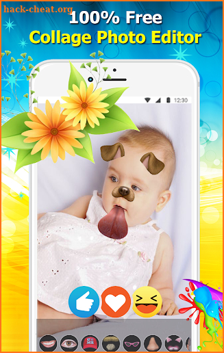 Snap Face Stickers for Kids screenshot