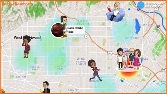 Snap Maps Find My Location screenshot