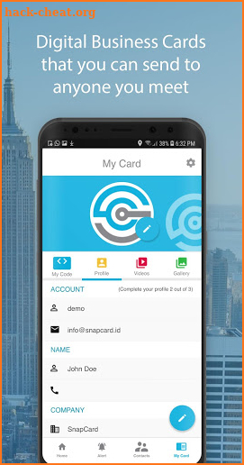 SnapCard -  Digital Business Cards screenshot