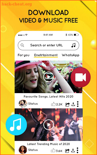 Snaptubè HD Video Downloader App screenshot