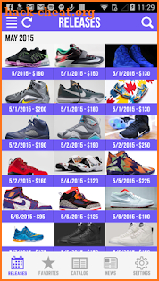 Sneaker Crush - Release Dates screenshot