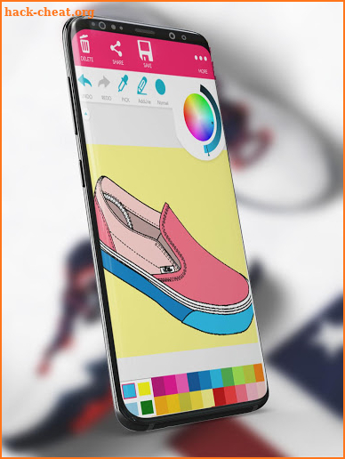 Sneakers Coloring Book - Shoes Coloring screenshot