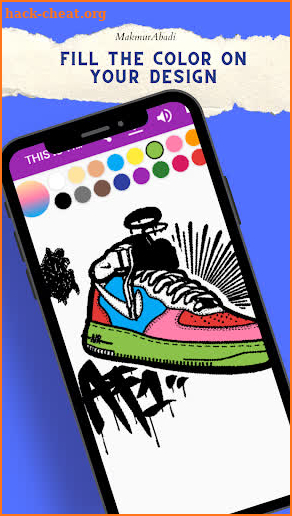 Sneakers Jordan Coloring Pages screenshot