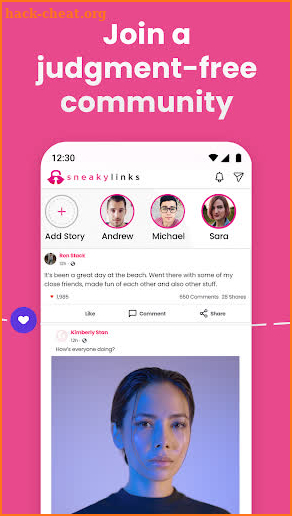 Sneaky Links: Meet New Friends screenshot