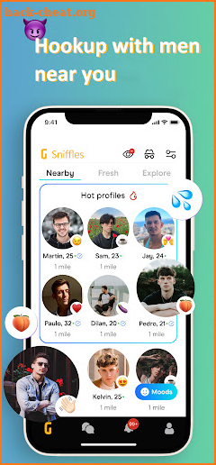 Sniffles: Gay Men Chat App screenshot