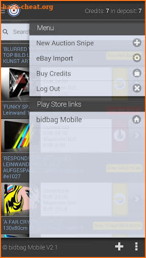 Sniper for eBay | Place automatic bids with bidbag screenshot