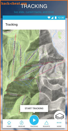 SNOCRU Ski Tracking App screenshot