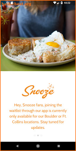 Snooze screenshot