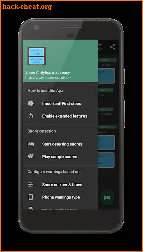 Snoring facts - snore counter screenshot