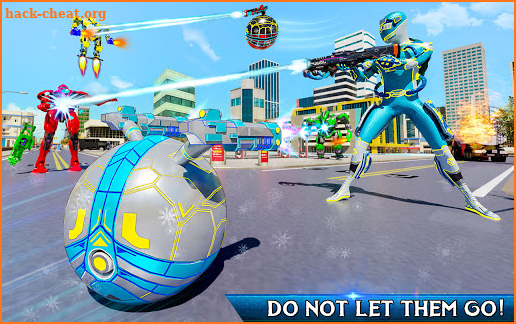 Snow Ball Robot Transform Hero Robot Crime City screenshot